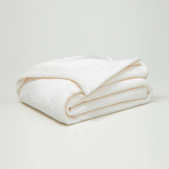 Couverture microfibre (écru) Couverture microfibre (écru)